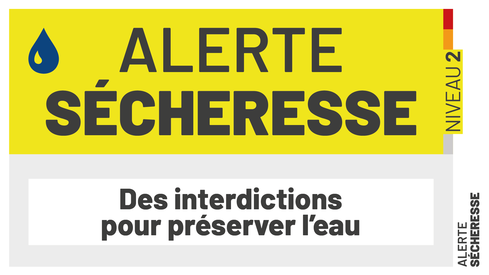 Alerte sécheresse