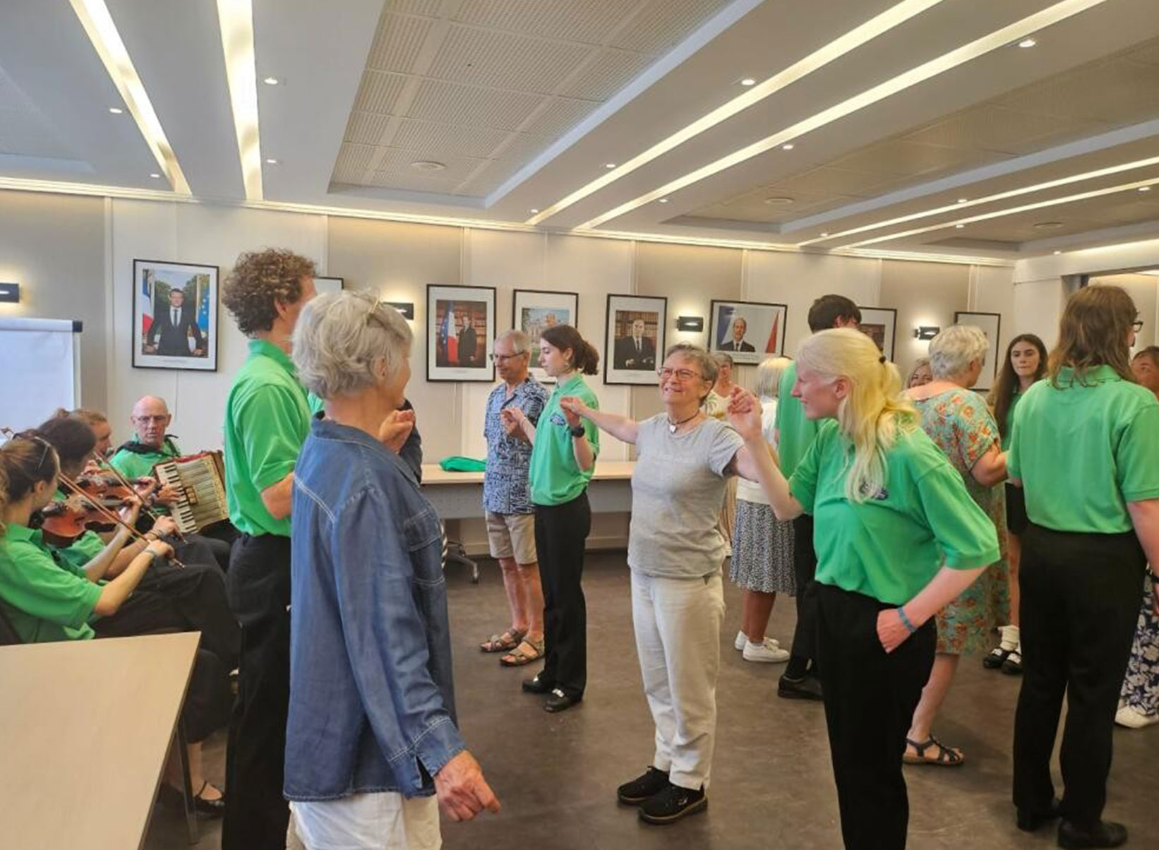 Danse, rencontre irlandais jumelage Guidel - Carrigaline